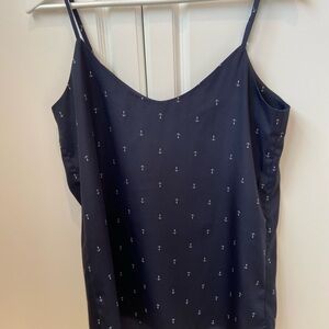 Joe Fresh Navy Nautical Camisole Top Size Medium